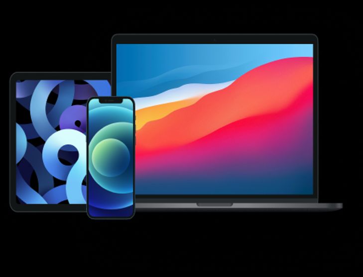 Device Mock Up Vector, showing phone, tablet, and laptop